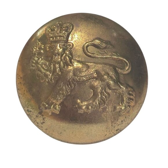 Two (2) Canadian Military Lion Regiment Uniform Jacket Buttons - Picture 2 of 3